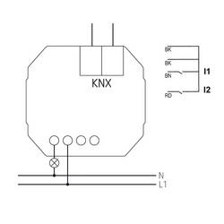 Theben 4942520 spínač pohonu SU 1 KNX