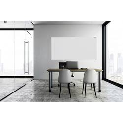 magnetoplan bílá popisovací tabule CC (š x v) 2400 mm x 1200 mm bílá emailový nátěr vč. odkládací misky