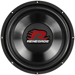 Renegade RXW104 pasivní subwoofer do auta 25 cm 500 W 4 Ω