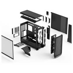 Fractal Design FD-C-MES3X-03 tower PC skříň černá prachový filtr