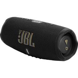 JBL Charge 5 Wifi Bluetooth® reproduktor prachotěsný, vodotěsný, outdoor, Funkce powerbanky černá