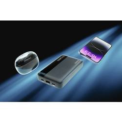 Intenso HE20000 grey powerbanka Li-Ion, 20000 mAh, Quick Charge, Dodávka energie, USB-A, USB-C®, šedočerná