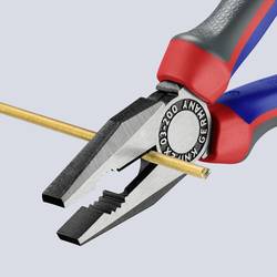 Knipex 03 02 200 dílnu kombinované kleště, 200 mm, DIN ISO 5746