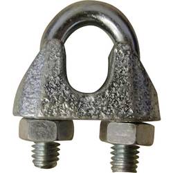 drátová lanová svorka 3 mm M4 ocel pozinkované TOOLCRAFT 827907 10 ks