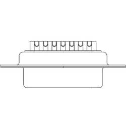 Molex Molex MOL Power & Signal Sol. 1731090082 D-SUB zástrčka Pólů: 50 pájené 1 ks