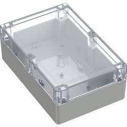 TRU COMPONENTS 6U07211408437 TC-13865164 Průmyslová skříň 209.7 x 139.8 x 75 ABS, polykarbonát světle šedá, transparentní 1 ks