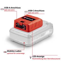 Einhell TC-CP 18 Li USB A/C-Solo 4514148 USB adaptér
