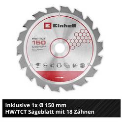 Einhell TE-CS 18/150-2 Li - Solo aku ruční kotoučová pila, max. řez 49 mm, 18 V, 4331235