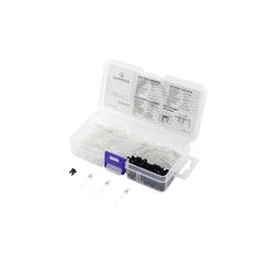 Quadrios sada LED teplá bílá, studená bílá kulatý 3 mm 9000 mcd 25 ° 20 mA 3.0 V