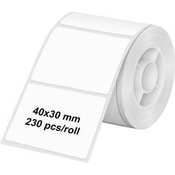 Olympia etikety (role) 40 x 30 mm papír thermodirekt bílá 1 ks 6320 univerzální etikety