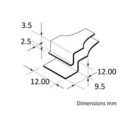 Ideal Tek 4WF.SA.1.IT pinzety na opasek, 1 ks, 4WF, 125 mm