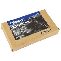 FRITZFURT 3111-1013 HSS-G sada spirálových vrtáku do kovu 13dílná 1.5 mm, 2.0 mm, 2.5 mm, 3.0 mm, 3.2 mm, 3.5 mm, 4.0 mm, 4.5 mm, 4.8 mm, 5.0 mm, 5.5 mm, 6.0