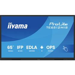 Iiyama TE6512MIS-B4AG displej Digital Signage Energetická třída (EEK2021): G (A - G) 163.9 cm 65 palec 3840 x 2160 Pixel 24/7