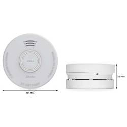 Alecto SD110 detektor kouře na baterii (Ø x v) 101 mm x 36 mm