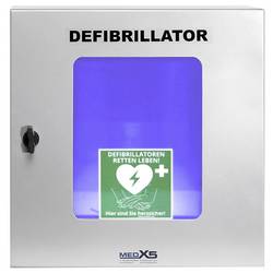 MEDX5 Universal Defibrillator Außenwandkasten Sixcase, klimatisiert, Gr. S, grau nástěnná schránka pro defibrilátory DEFI šedá nerezová ocel