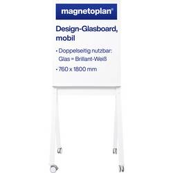 magnetoplan magnetická skleněná tabule mobiles Glasboard (š x v) 76 cm x 180 cm bílá