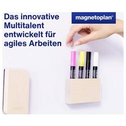 magnetoplan magnetická skleněná tabule mobiles Glasboard (š x v) 76 cm x 180 cm bílá
