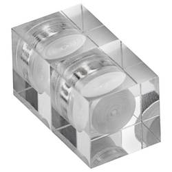 Maul neodymový magnet (d x š x v) 1.5 x 1.5 x 1.5 cm krychle čiré sklo 4 ks 6168105