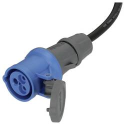 Brennenstuhl 1168650610 napájecí Kempingový prodlužovací CEE kabel, černá, šedá, modrá, 10 m