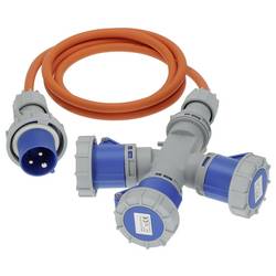 Brennenstuhl 1167670202 napájecí Kempingový prodlužovací CEE kabel, modrá, šedá, oranžová, 2 m