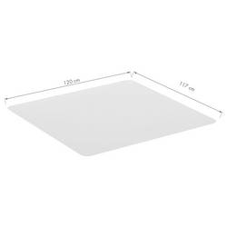 LogiLink EO0086 Podložka LogiLink, 117 x 120 x 0,2 cm, vodotěsná, lesklý povrch, transparentní (š x v x h) 1200 x 2 x 1170 mm 1 ks