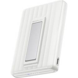 ECOFLOW RAPID Mag 10K powerbanka Li-Ion, 10000 mAh, Rychlé nabíjení, MagSafe, Bezdrátové nabíjení Qi, USB-C®, perleťová bílá