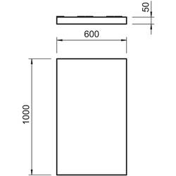 OBO Bettermann 7202295 OBO Bettermann Vertr minerální vláknitá deska 1000x600x50mm PX-P. požární ochrana 1 ks