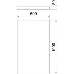 OBO Bettermann 7202295 OBO Bettermann Vertr minerální vláknitá deska 1000x600x50mm PX-P. požární ochrana 1 ks
