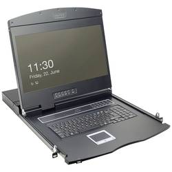 Digitus DS-72211-4GE 8 portů KVM konsole Cat 5 (RJ45) 1366 x 768 Pixel