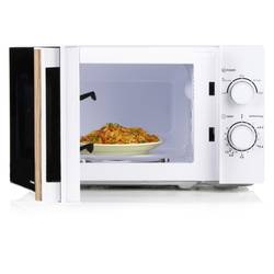 DOMO DO2720 mikrovlnná trouba bílá, dřevo 700 W funkce časovače