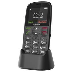 Gigaset GL395 mobilní telefon tlačítko SOS, chráněný proti stříkající vodě, s ochranou před prachem černá