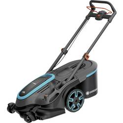 GARDENA PowerMax Duo 46/36V P4A Ready-To-Use-Set akumulátor Akumulátorová sekačka + 2. akumulátor, vč. nabíječky, s hřebenem na trávu, s nastavením výšky