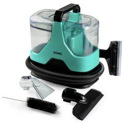 DOMO MULTIFUNKTIONALER FLECKENREINIGER parní čistič DO250SC 600 W zelená 2 nádrže na vodu