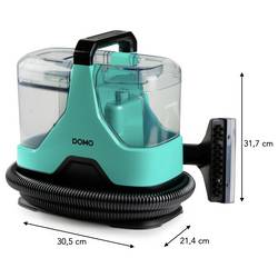 DOMO MULTIFUNKTIONALER FLECKENREINIGER parní čistič DO250SC 600 W zelená 2 nádrže na vodu