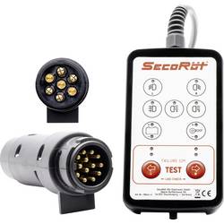 SecoRüt 70241.2 SecoRüt Prüfbox für Anhängersteckdosen 7 und 13 Polig (12 Volt) tester tahače 12 V počet pólů:7 a 13
