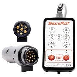 SecoRüt 70241.2 SecoRüt Prüfbox für Anhängersteckdosen 7 und 13 Polig (12 Volt) tester tahače 12 V počet pólů:7 a 13