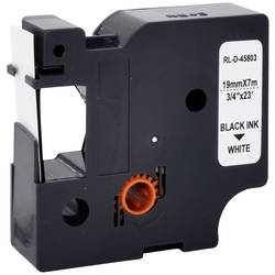 Renkforce RF-LT-D45803 kompatibilní náhradní DYMO D1 - 45803 19 mm Barva pásky: bílá Barva písma: černá 7 m