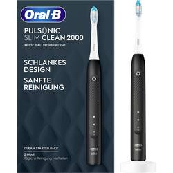 Oral-B Pulsonic Slim Clean 2000 Black elektrický kartáček na zuby, černá, 396208