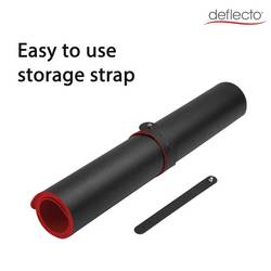 Deflecto DM8040BR psací podložka černá, červená (š x v) 80 cm x 40 cm 1 ks