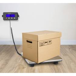 VOLTCRAFT PLS-220S plošinová váha Max. váživost 200 kg Rozlišení 50 g na baterii, 230 V nerezová ocel