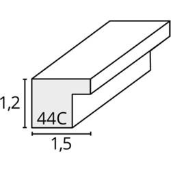 Deknudt S44CF1 40X50 vyměnitelný fotorámeček Formát papíru: 40 x 50 cm bílá