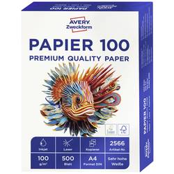 Avery-Zweckform PAPIER 100 Premium Quality Paper 2566 univerzální kopírovací papír A4 100 g/m² 500 listů vysoce bílá
