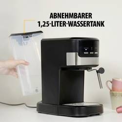 Tristar CM-2278 pákový kávovar černá, nerezová ocel 1100 W