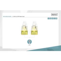 Digitus DK-1644-A-025 RJ45 síťové kabely, propojovací kabely CAT 6A S/FTP 2.50 m šedá 1 ks