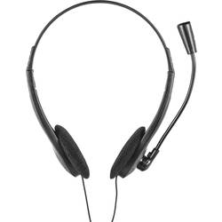 Trust Primo Chat Headset otevřená (On Ear) kabelová stereo černá regulace hlasitosti Počítače