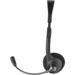 Trust Primo Chat Headset otevřená (On Ear) kabelová stereo černá regulace hlasitosti Počítače