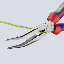 Knipex 26 22 200 dílnu ploché jehlové kleště 40° zahnuté vanadová elektrikářská ocel 200 mm