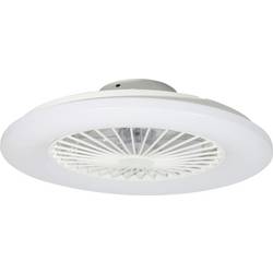 Lucci AIR stropní ventilátor 20 W (Ø) 50 cm bílá s dálkovým ovládáním, s osvětlením