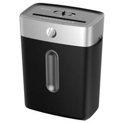 HP OneShred 8CC skartovačka 8 listů na kousky P-4 15 l Křížový řez kancelářské sponky, sponky do sešívačky, kreditní karty