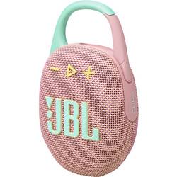 JBL Clip 5 Bluetooth® reproduktor přenosné, prachotěsný, vodotěsný mátová, růžová